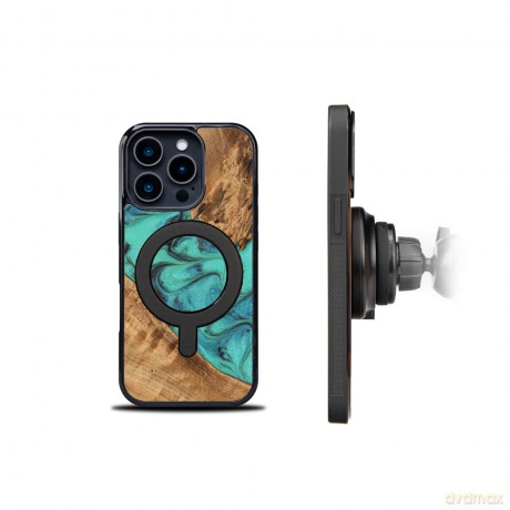 Bewood nakładka Unique do iPhone 16 Pro 6,3 Turquoise z MagSafe