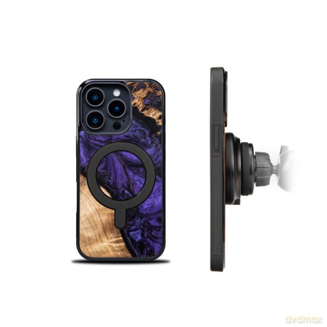 Bewood nakładka Unique do iPhone 16 Pro 6,3 Violet z MagSafe