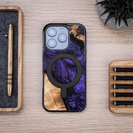 Bewood nakładka Unique do iPhone 16 Pro 6,3 Violet z MagSafe