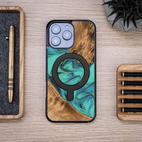 Bewood nakładka Unique do iPhone 16 Pro Max 6,9 Turquoise z MagSafe
