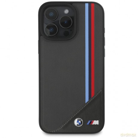 BMW nakładka do iPhone 16 6,1 BMHMP16S23PUTRK Hardcase M Meshed Tricolor Stripes MagSafe czarna