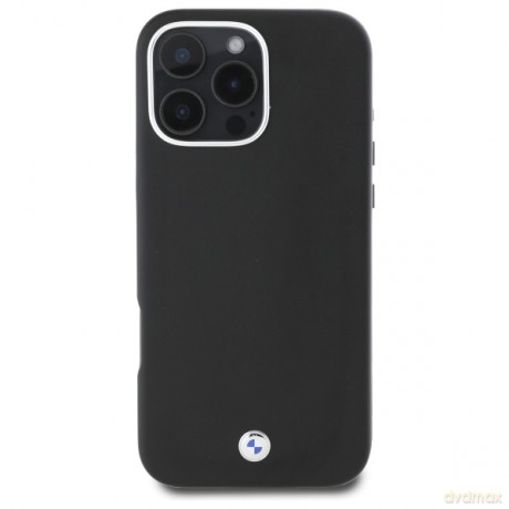 BMW nakładka do iPhone 16 Pro Max 6,9 BMHMP16X23PUFWK Hardcase Sign Full Wrapped Metal MagSafe czarna
