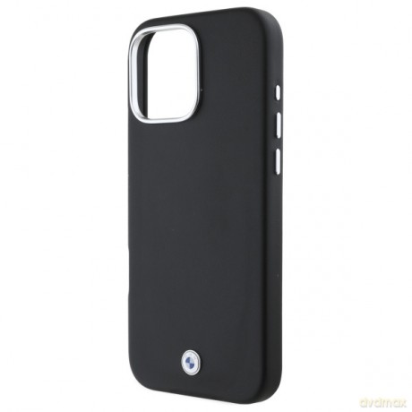 BMW nakładka do iPhone 16 Pro Max 6,9 BMHMP16X23PUFWK Hardcase Sign Full Wrapped Metal MagSafe czarna