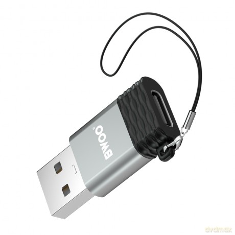 BWOO adapter BZ-38 USB-C - USB szary OTG