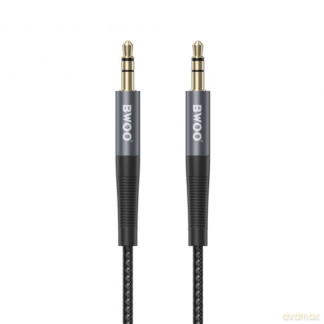 BWOO kabel BO-AUX064 Nylon braided+Aluminum-alloy shell aux 3.5mm do 3.5mm