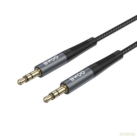 BWOO kabel BO-AUX064 Nylon braided+Aluminum-alloy shell aux 3.5mm do 3.5mm