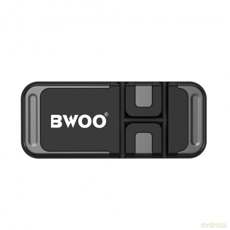 BWOO magnetyczny uchwyt samochodowy z organizerem na kable ZJ117 czarny