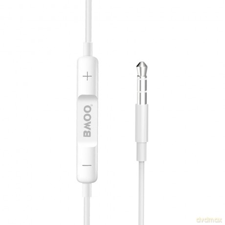 BWOO słuchawki BO-HF05 Wired Earphone 3.5mm stereo białe