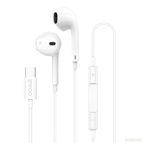 BWOO słuchawki HF175 USB-C digital interface białe