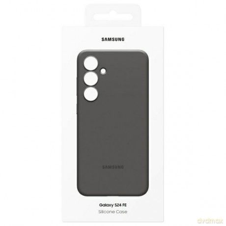 Etui Samsung Silicone Case do Galaxy S24 FE S721 czarne