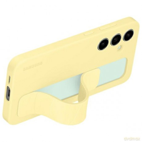 Etui Samsung Standing Grip Case do Galaxy S24 FE S721 żółte