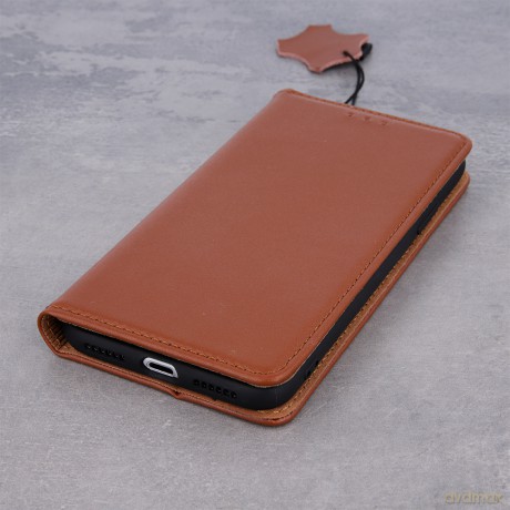 Etui skórzane Smart Pro do iPhone 16 6,1 brązowe