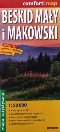 Beskid Mały i Makowski Mapa turystyczna [KSIĄŻKA]