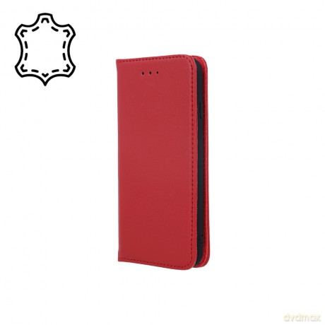 Etui skórzane Smart Pro do iPhone 16 Plus 6,7 bordowe