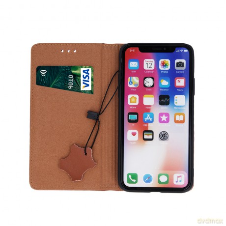 Etui skórzane Smart Pro do iPhone 16 Plus 6,7 brązowe