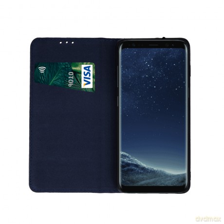 Etui skórzane Smart Pro do iPhone 16 Plus 6,7 granatowe