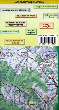 Beskid Niski mapa turystyczna 1:50 000 [KSIĄŻKA]
