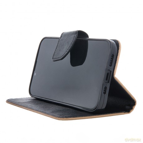 Etui Smart Fancy do iPhone 16 6,1 czarno-złote