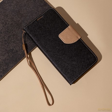 Etui Smart Fancy do iPhone 16 6,1 czarno-złote