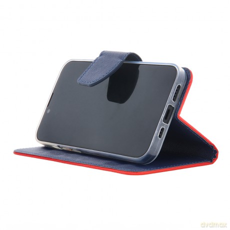 Etui Smart Fancy do iPhone 16 6,1 czerwono-granatowe