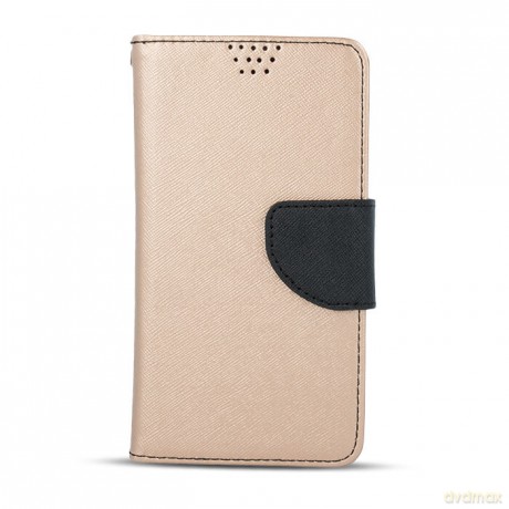 Etui Smart Fancy do iPhone 16 Plus 6,7 złoto-czarne