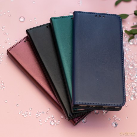 Etui Smart Magnetic do iPhone SE 2024 burgundowe