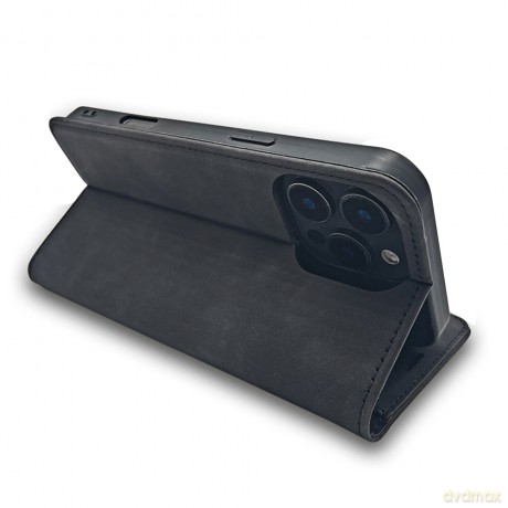 Etui Smart Suede do iPhone 16 6,1 czarne
