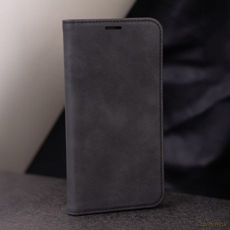 Etui Smart Suede do iPhone 16 6,1 czarne