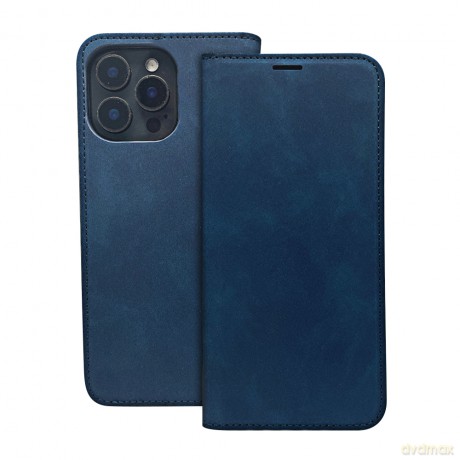 Etui Smart Suede do iPhone 16 Pro 6,3 granatowe