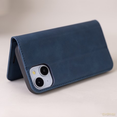 Etui Smart Suede do iPhone 16 Pro 6,3 granatowe