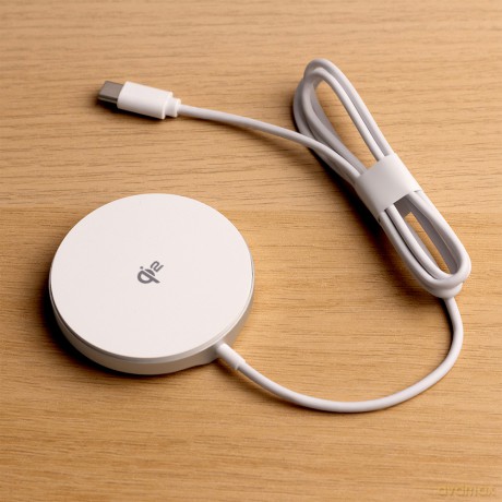 Forever ładowarka bezprzewodowa magnetyczna MAWC-300 Qi2 15W srebrna