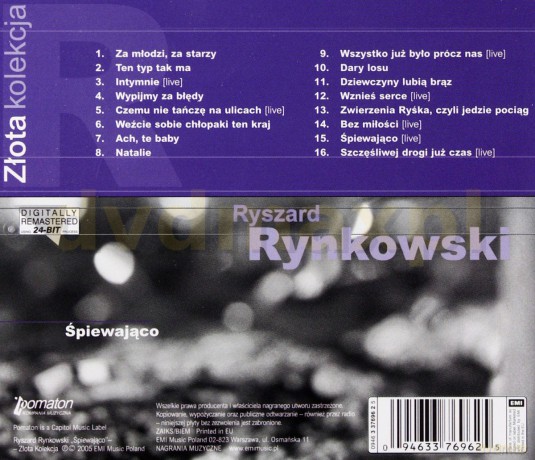 Ryszard Rynkowski: Złota Kolekcja [CD]