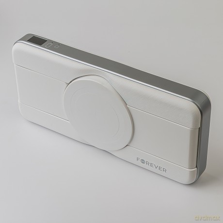 Forever power bank bezprzewodowy MATB-300 10000 mAh 3w1 biały
