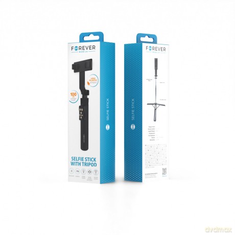 Forever selfie stick Bluetooth tripod SST-100 czarny