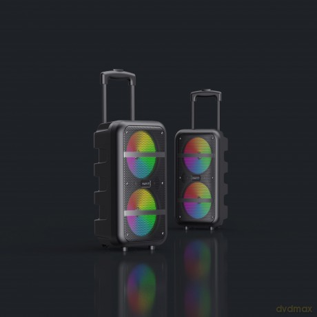 HAVIT głośnik Bluetooth SQ116BT LED karaoke czarny