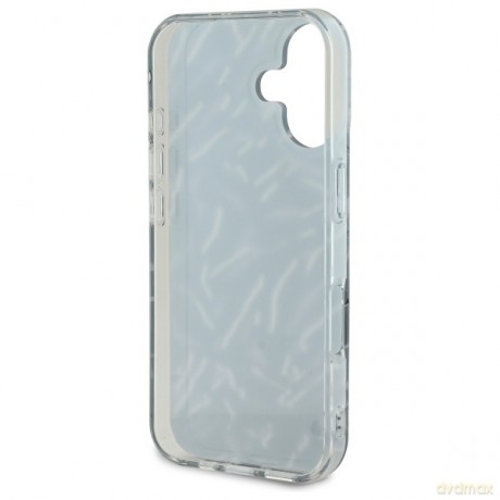 Karl Lagerfeld nakładka do iPhone 16 6,1 KLHCP16SHZBPKCCU fioletowa Hardcase Zebra With Cord