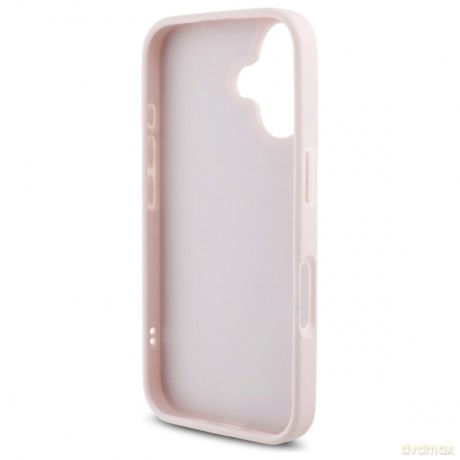 Karl Lagerfeld nakładka do iPhone 16 6,1 KLHCP16SPQDSMGP różowa Hardcase Quilted Signature