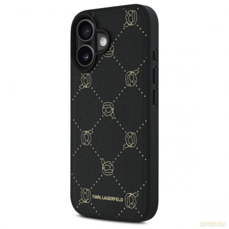 Karl Lagerfeld nakładka do iPhone 16 6,1 KLHMP16SPGKHPHK czarna Hardcase Karl Head MagSafe