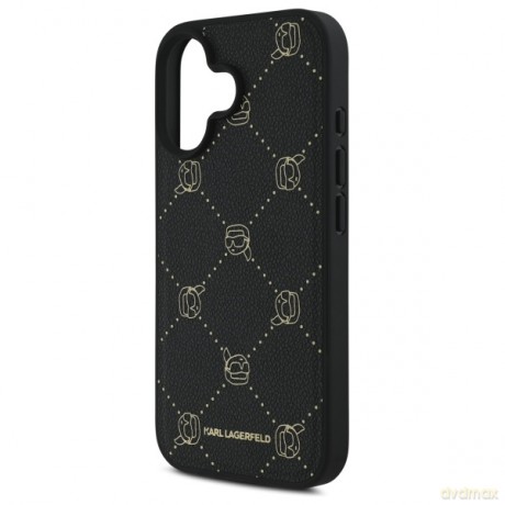 Karl Lagerfeld nakładka do iPhone 16 6,1 KLHMP16SPGKHPHK czarna Hardcase Karl Head MagSafe