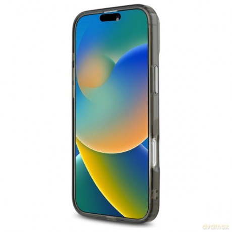 Karl Lagerfeld nakładka do iPhone 16 Plus 6,7 KLHMP16MHLSKIK czarna Hardcase IML Metal Karl Head MagSafe