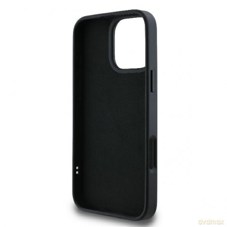 Karl Lagerfeld nakładka do iPhone 16 Pro 6,3 KLHCP16L3DRKSDLK czarna Hardcase 3D Rubber Bicolor Signature