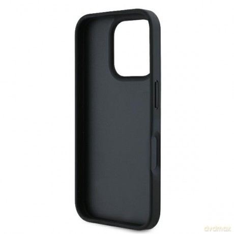 Karl Lagerfeld nakładka do iPhone 16 Pro 6,3 KLHCP16LPGKHPRPK czarna Hardcase Cardslots Monogram