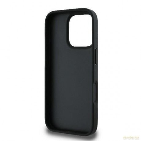 Karl Lagerfeld nakładka do iPhone 16 Pro 6,3 KLHCP16LPGKLCHPK czarna Hardcase Monogram Choupette Head Pin