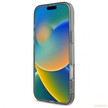 Karl Lagerfeld nakładka do iPhone 16 Pro 6,3 KLHMP16LHLSKIK czarna Hardcase IML Metal Karl Head MagSafe