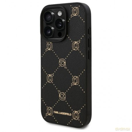 Karl Lagerfeld nakładka do iPhone 16 Pro 6,3 KLHMP16LPGKHPHK czarna Hardcase Karl Head MagSafe