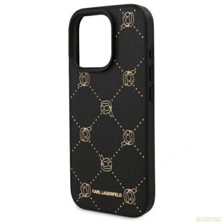 Karl Lagerfeld nakładka do iPhone 16 Pro 6,3 KLHMP16LPGKHPHK czarna Hardcase Karl Head MagSafe