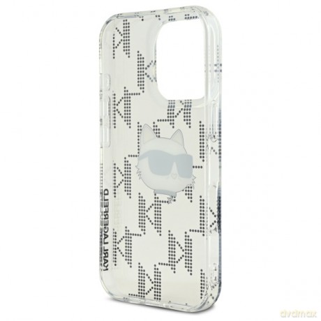 Karl Lagerfeld nakładka do iPhone 16 Pro Max 6,9 KLHCP16XHKLPCHT przezroczysta Hardcase IML Choupette Head Electroplated