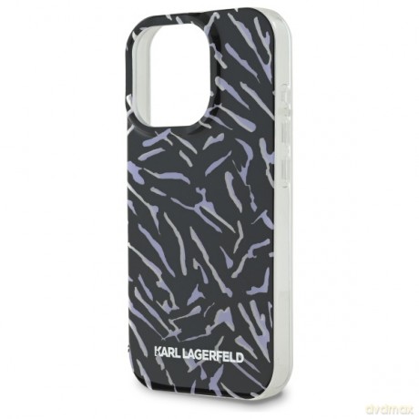 Karl Lagerfeld nakładka do iPhone 16 Pro Max 6,9 KLHCP16XHZBPKCCU fioletowa Hardcase Zebra With Cord