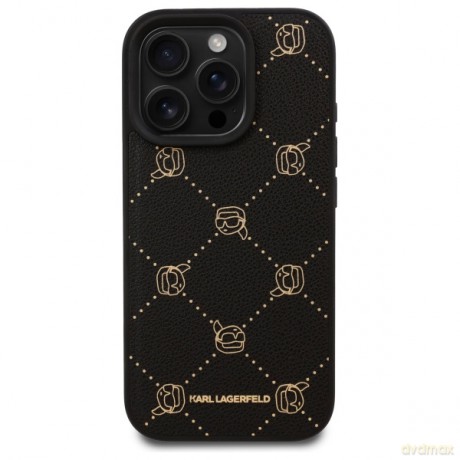 Karl Lagerfeld nakładka do iPhone 16 Pro Max 6,9 KLHMP16XPGKHPHK czarna Hardcase Karl Head MagSafe