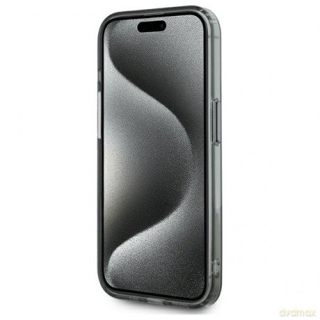 Karl Lagerfeld nakładka HC MagSafe IML Metal Choupette Head do iPhone 15 Pro 6,1 czarna